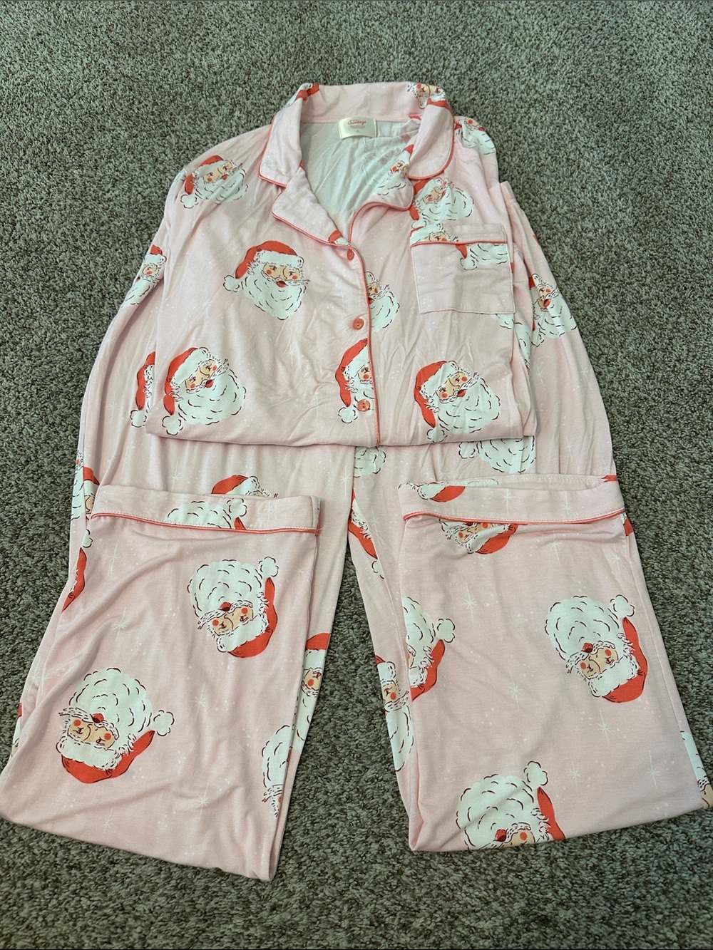 IN MY SUNDAYS Santa Claus pajama set XL - Picture 2 of 5